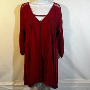 American Eagle Peasant Bohemian Dress. Size Medium